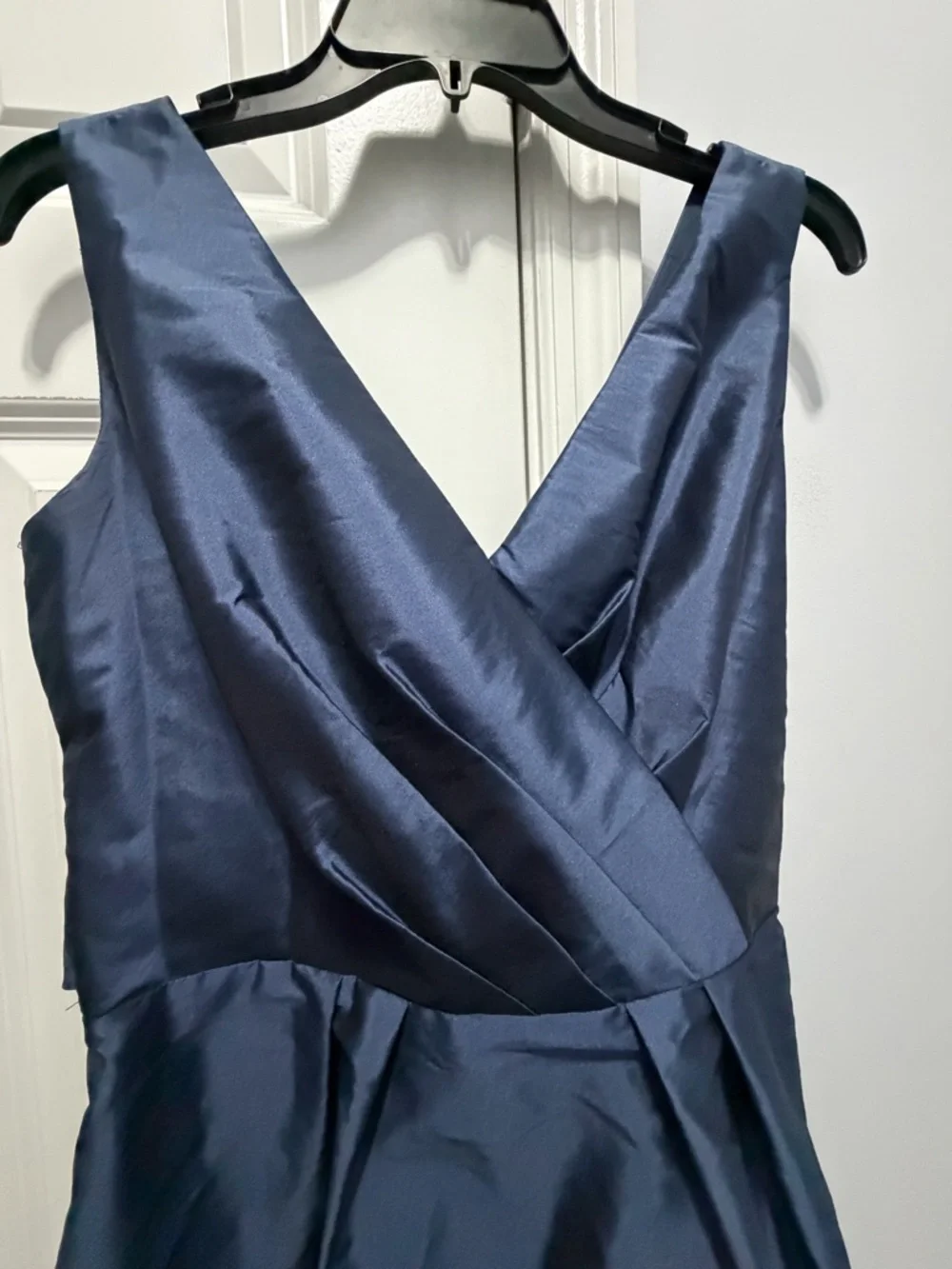 ALFRED SUNG Navy Sleeveless V-Neck Maxi Dress size 12 - Picture 5 of 6